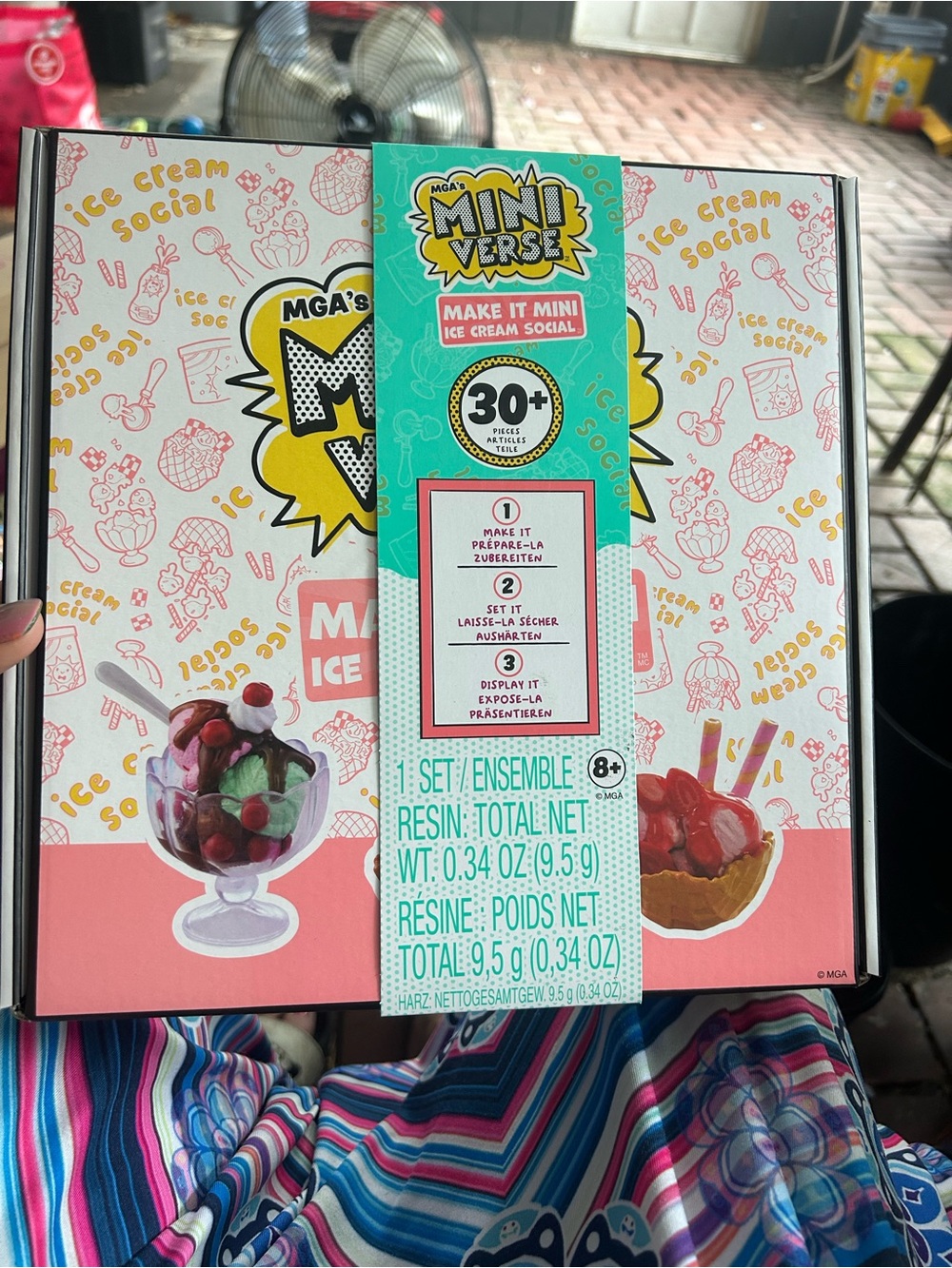 MGA Mini Verse Make It Mini Ice Cream Social Kit - Pink